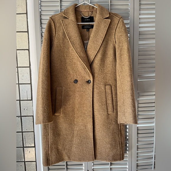 NWT J. Crew Daphne Boiled Wool Jacket Coat